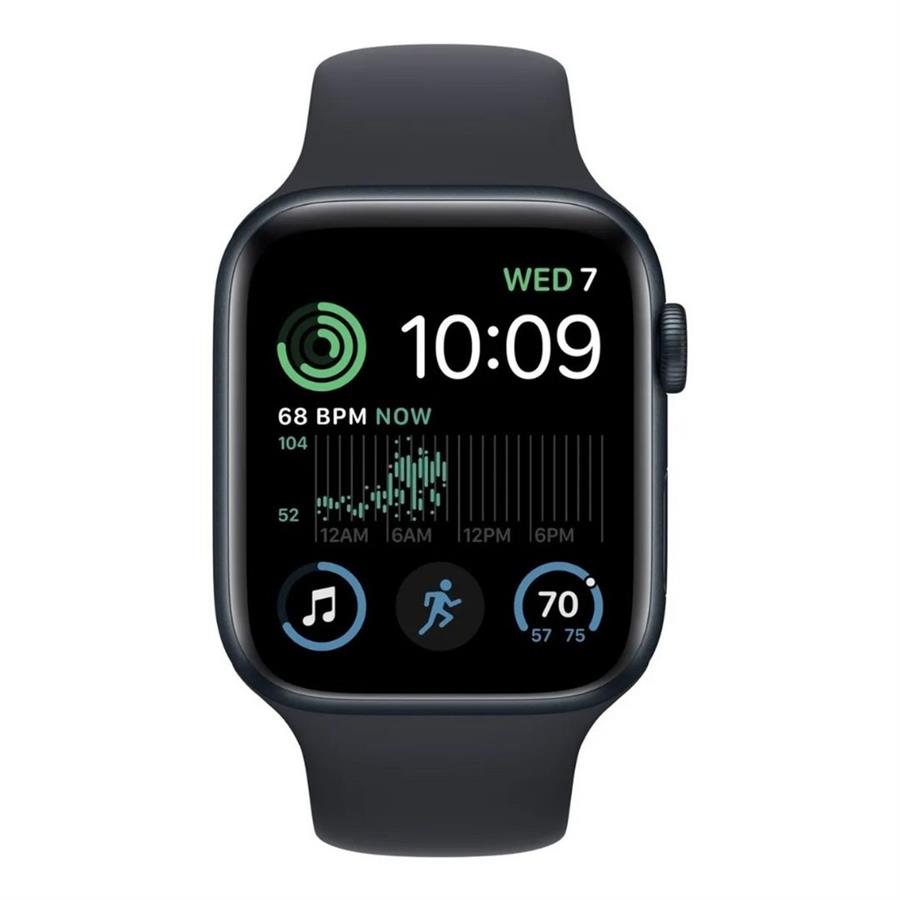 Apple watch SE GPS (2da Gen) 40mm - Caja de Aluminio Color Medianoche - Correa Deportiva Medianoche - Lanzamiento 2022