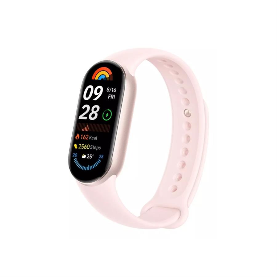 Smartwatch Xiaomi Smart Band 9 Pantalla Amoled de 1.62" Malla Mystic Rose Versión Global en Español